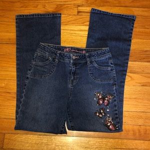 Butterfly Boot Cut Jeans